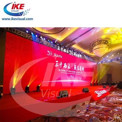 Full Color P3 Indoor LED Display Screen Panel Fixed For Conference Background
